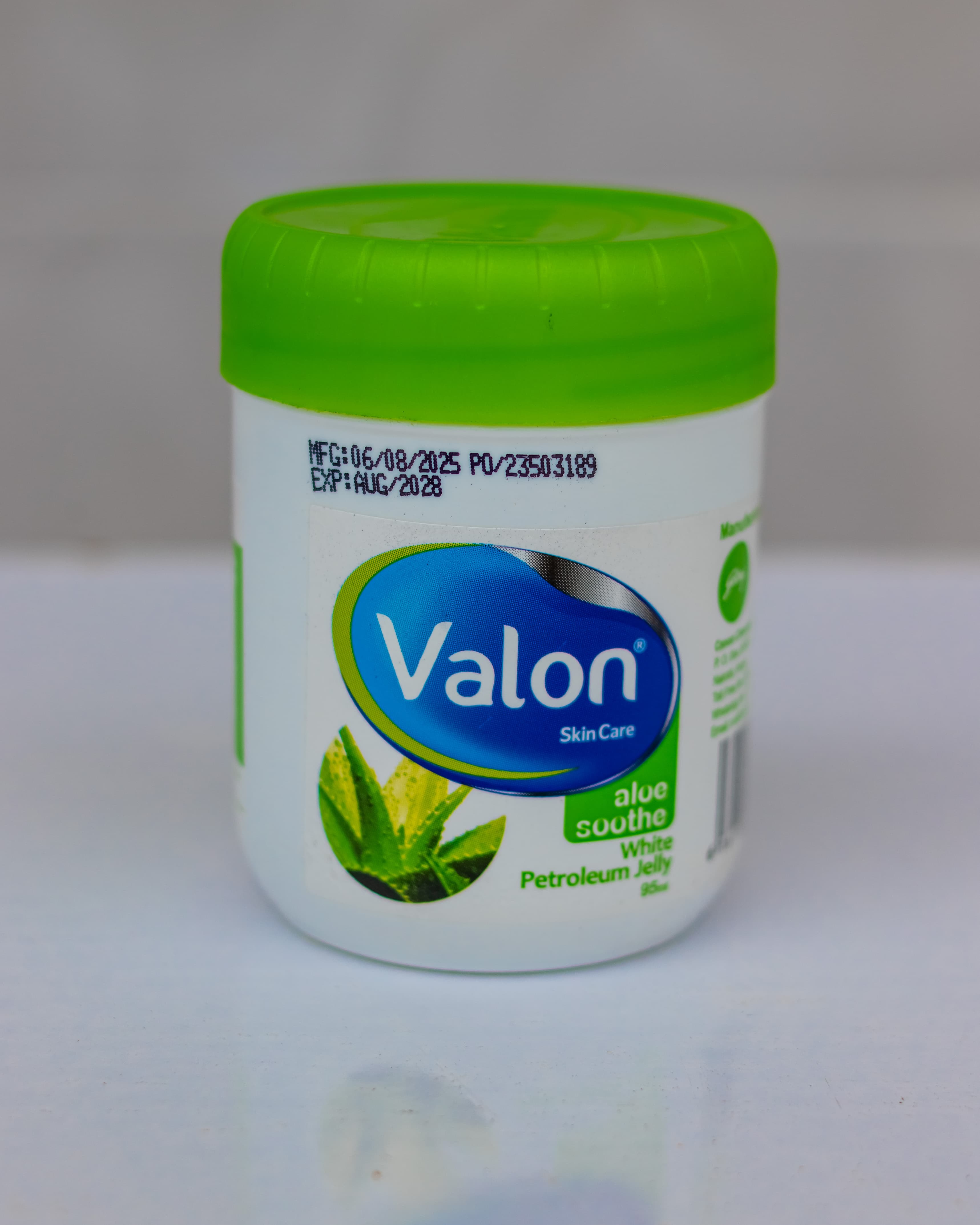 Valon aloe soothe white baby jelly
