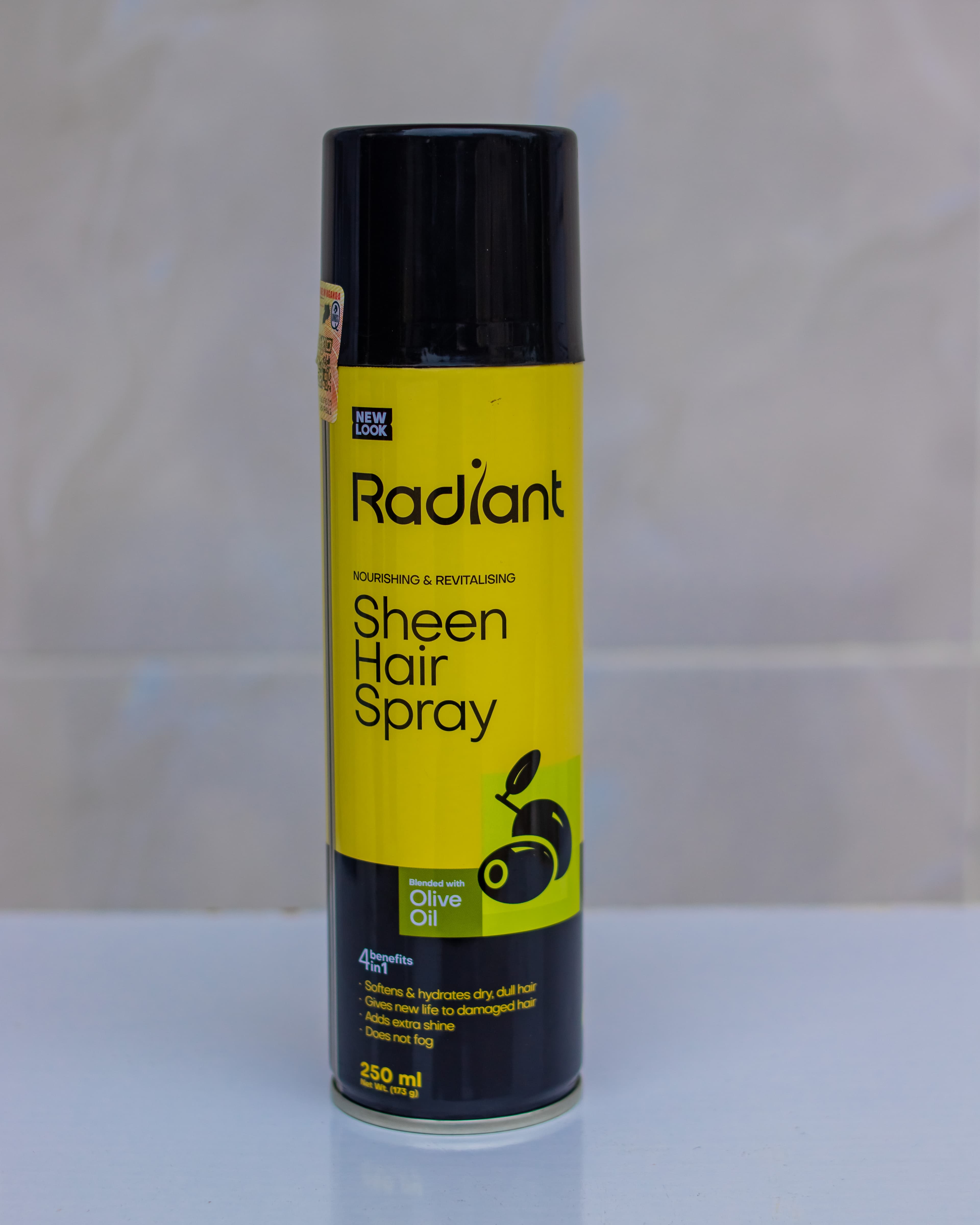 Radiant sheen spray