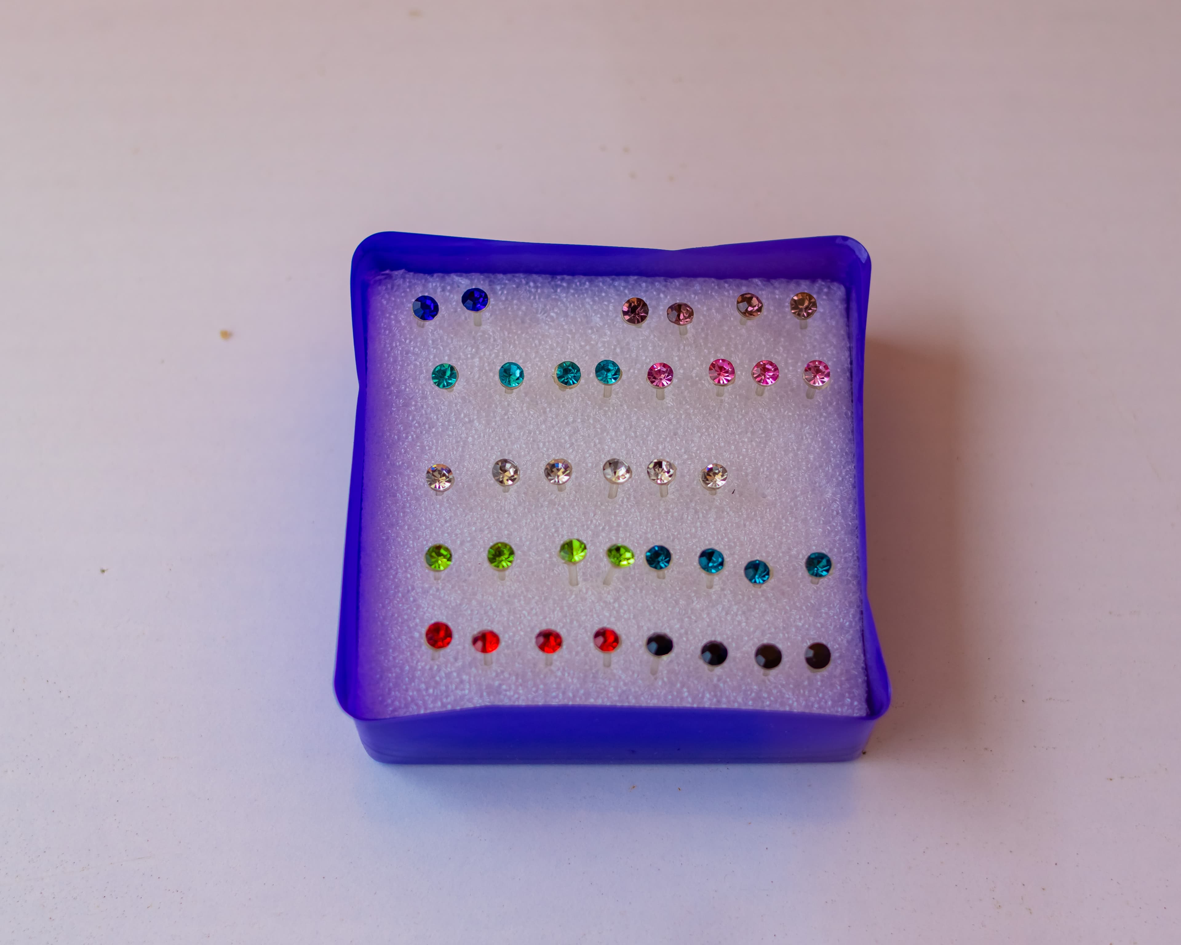 Plastic earrings