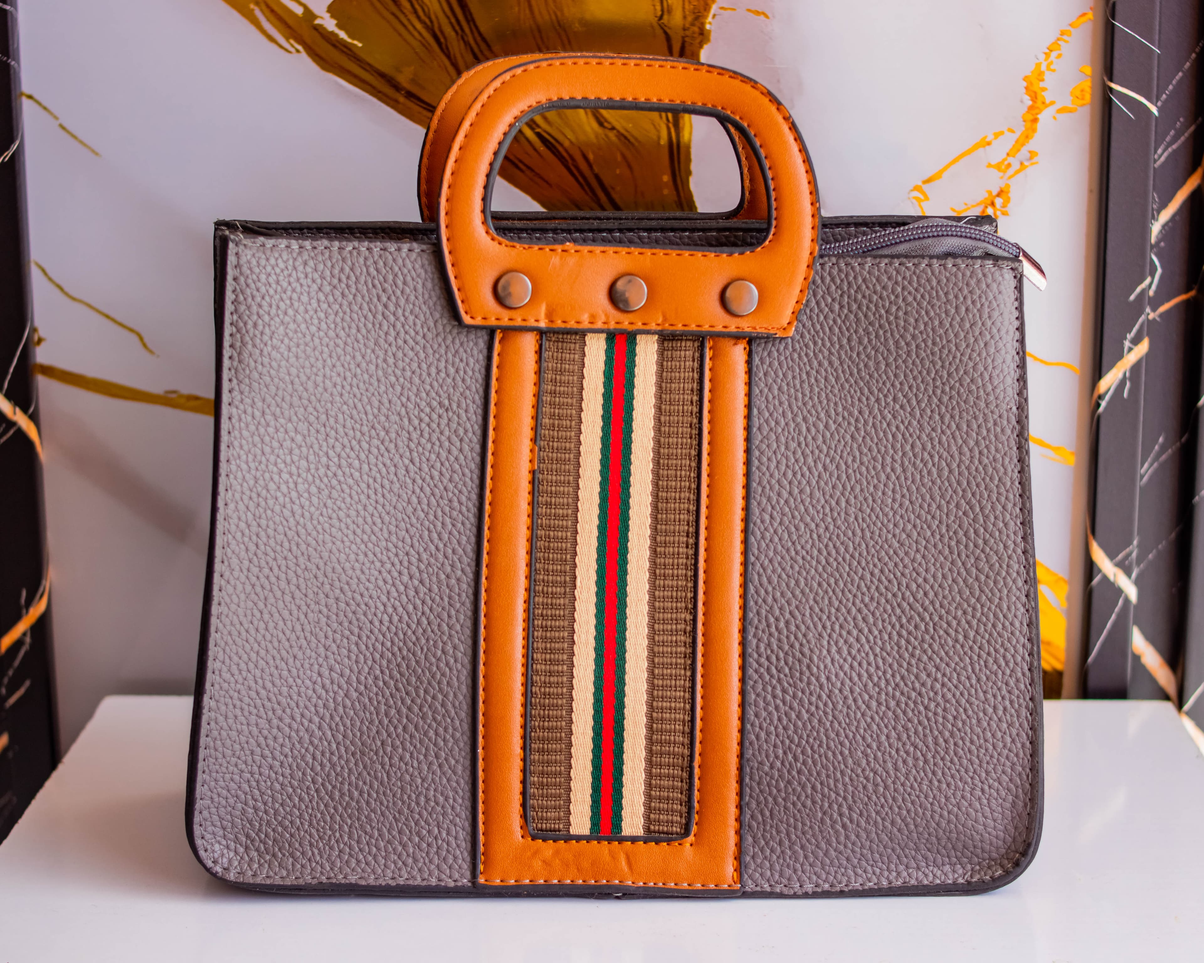 Beautiful leather handbag