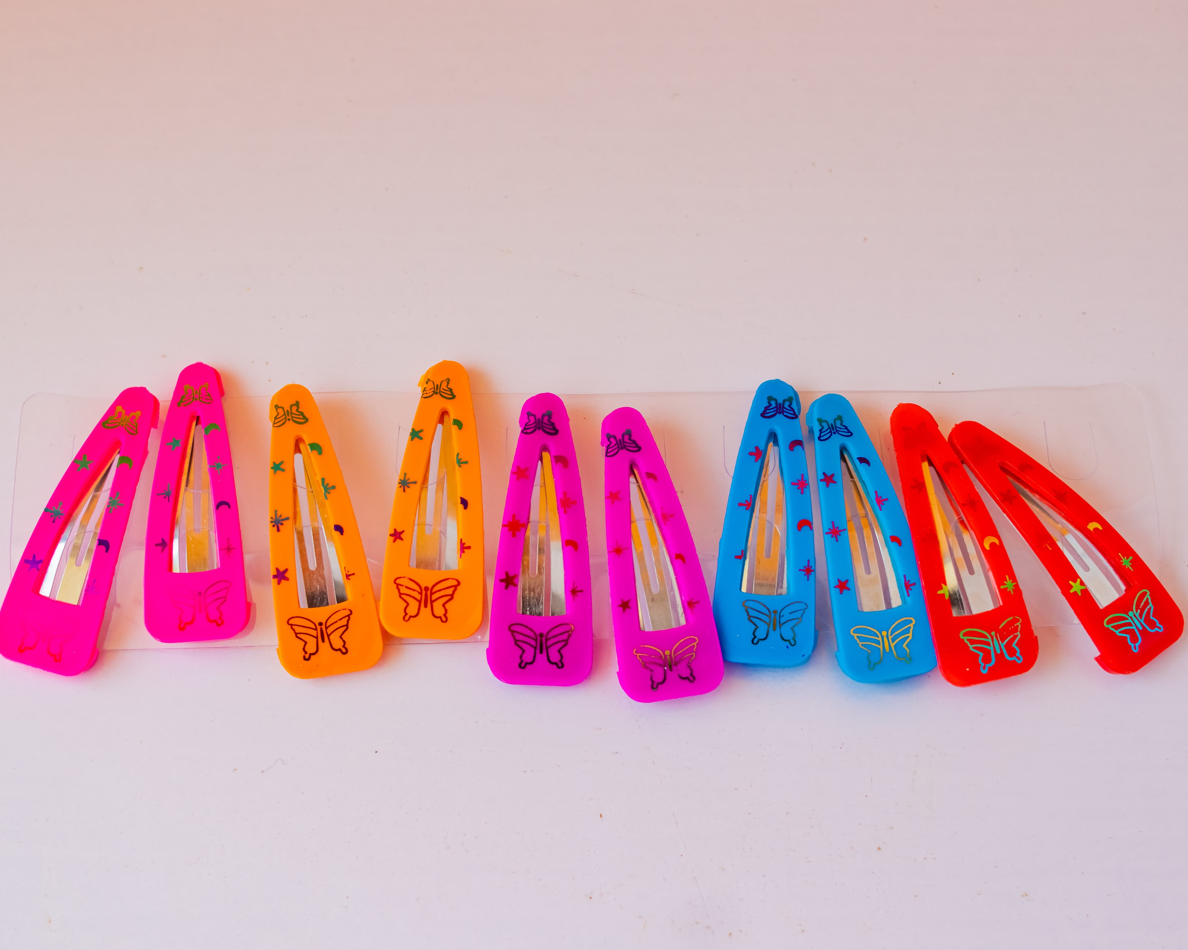 Butterfly baby clips