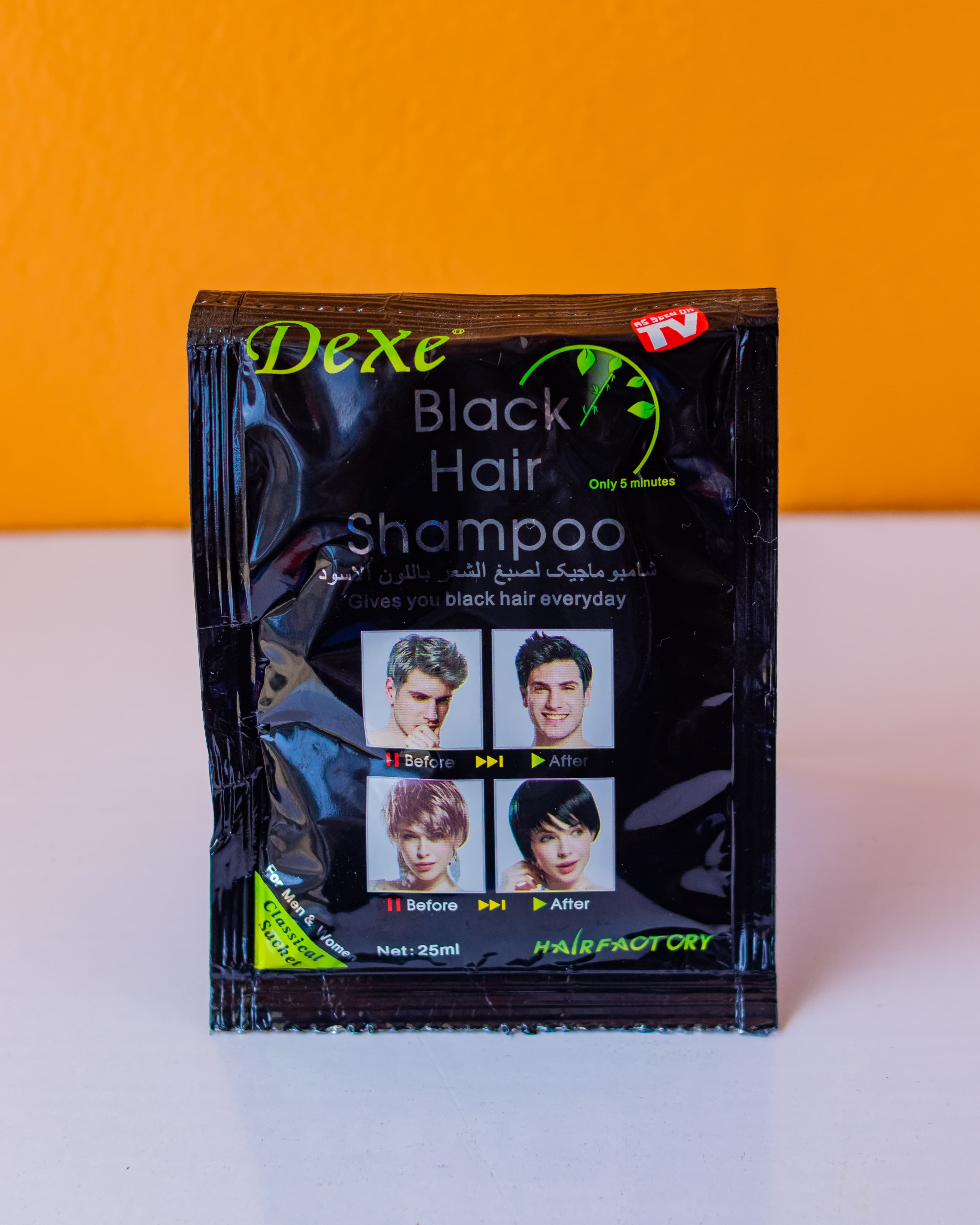 Dexe black hair shampoo 25ml