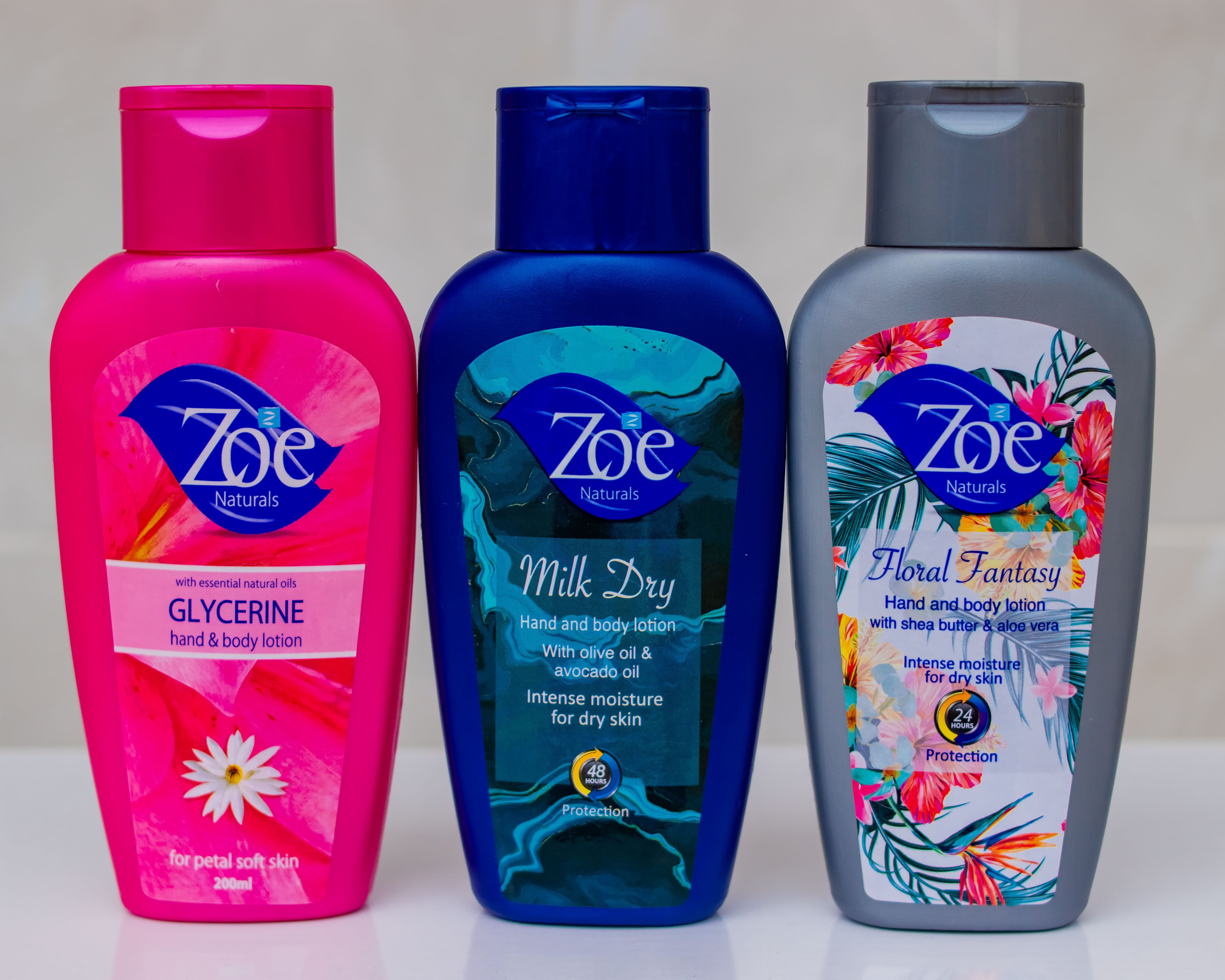 Zoe Naturals - Glycerine, Milk dry, Floral fantasy (200g)
